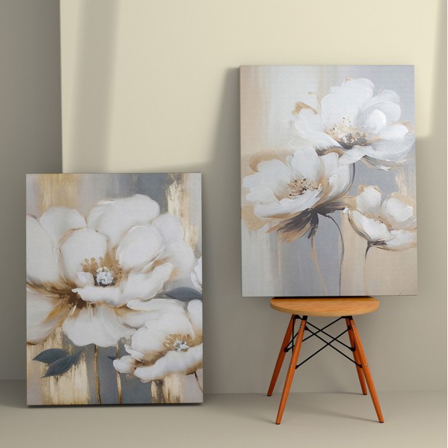 Πίνακας τοίχου "GOBI" 2τμχ σε εκτυπωμένο καμβά 50x3x70(x2)