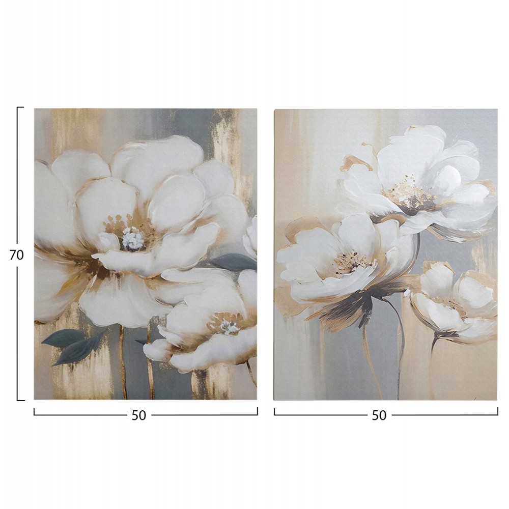 Πίνακας τοίχου "GOBI" 2τμχ σε εκτυπωμένο καμβά 50x3x70(x2)