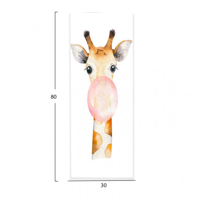 Πίνακας τοίχου "GOBI" σε εκτυπωμένο καμβά 30x4x80