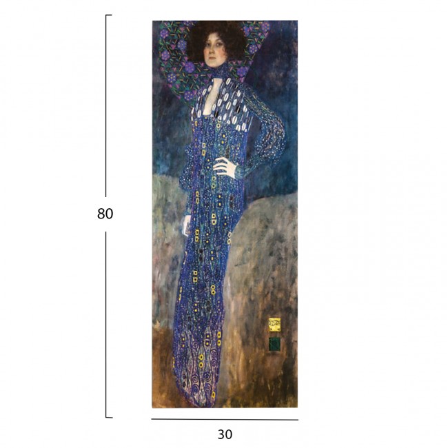 Πίνακας τοίχου "GOBI" σε εκτυπωμένο καμβά 30x3x80