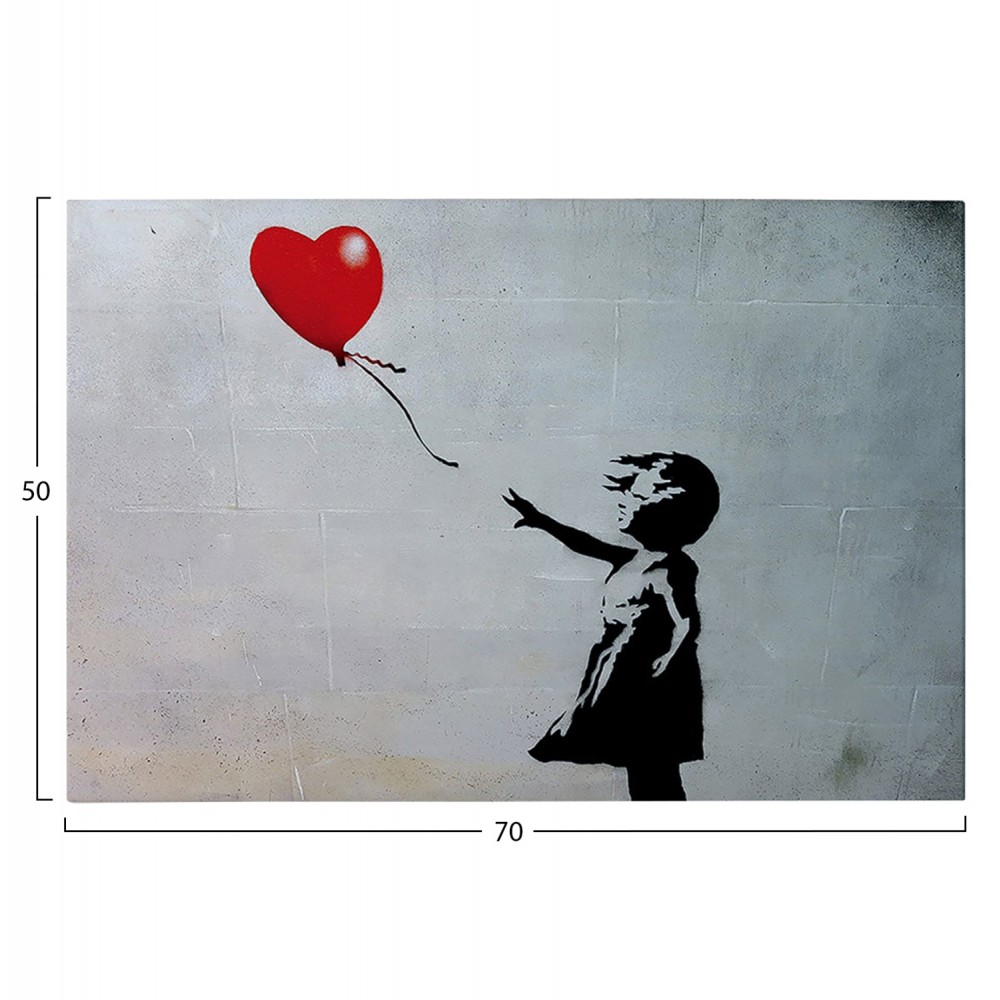 Πίνακας τοίχου "GOBI" σε εκτυπωμένο καμβά 70x3x50