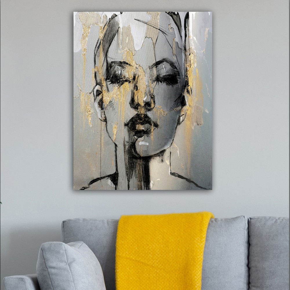 Πίνακας τοίχου "GOBI" σε εκτυπωμένο καμβά 50x3x70