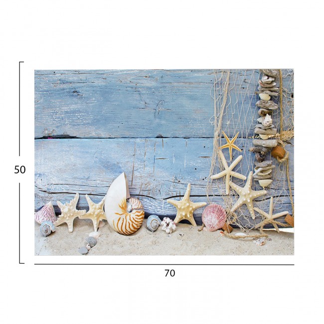 Πίνακας τοίχου "GOBI" σε εκτυπωμένο καμβά 70x3x50