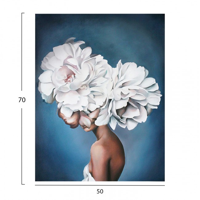 Πίνακας τοίχου "GOBI" σε εκτυπωμένο καμβά 50x3x70