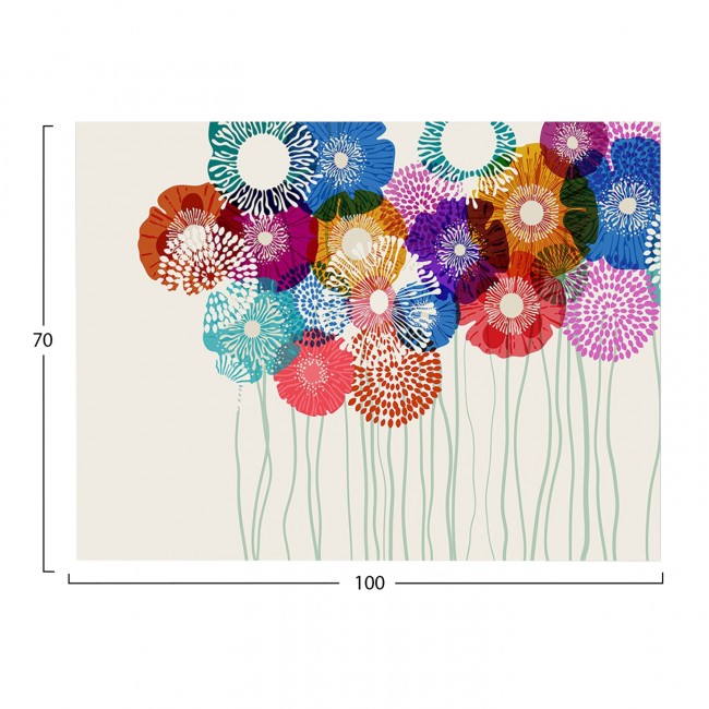 Πίνακας τοίχου "GOBI" σε εκτυπωμένο καμβά 100x3x70