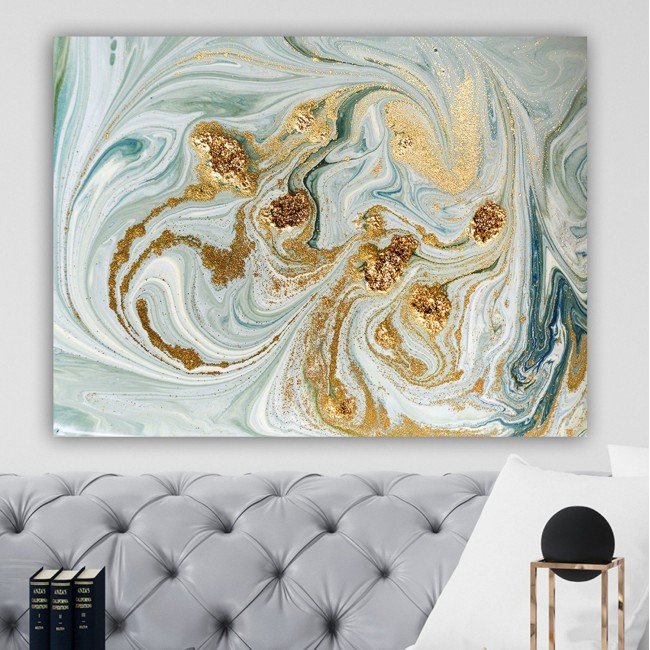 Πίνακας τοίχου "GOBI" σε εκτυπωμένο καμβά 100x3x70