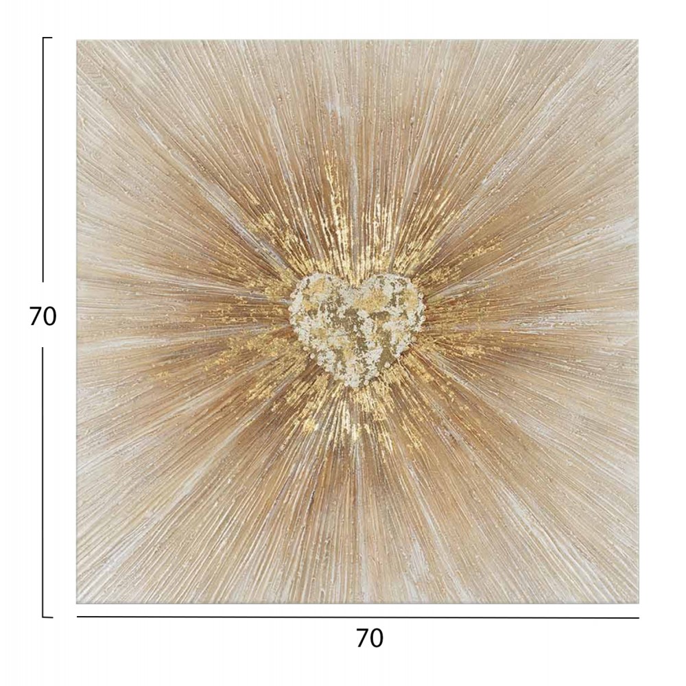 Πίνακας τοίχου "GOBI" σε εκτυπωμένο καμβά 70x2.8x70