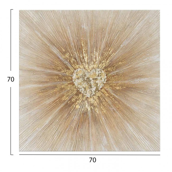 Πίνακας τοίχου "GOBI" σε εκτυπωμένο καμβά 70x2.8x70