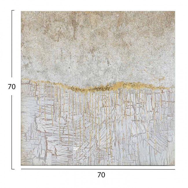Πίνακας τοίχου "GOBI" σε εκτυπωμένο καμβά 70x2.8x70