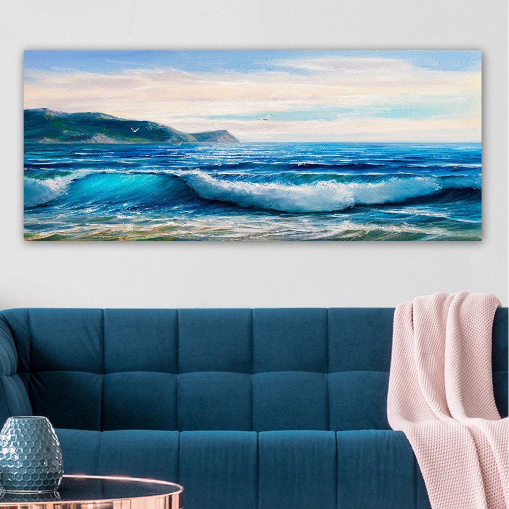 Πίνακας τοίχου "GOBI" σε εκτυπωμένο καμβά 120x3x50