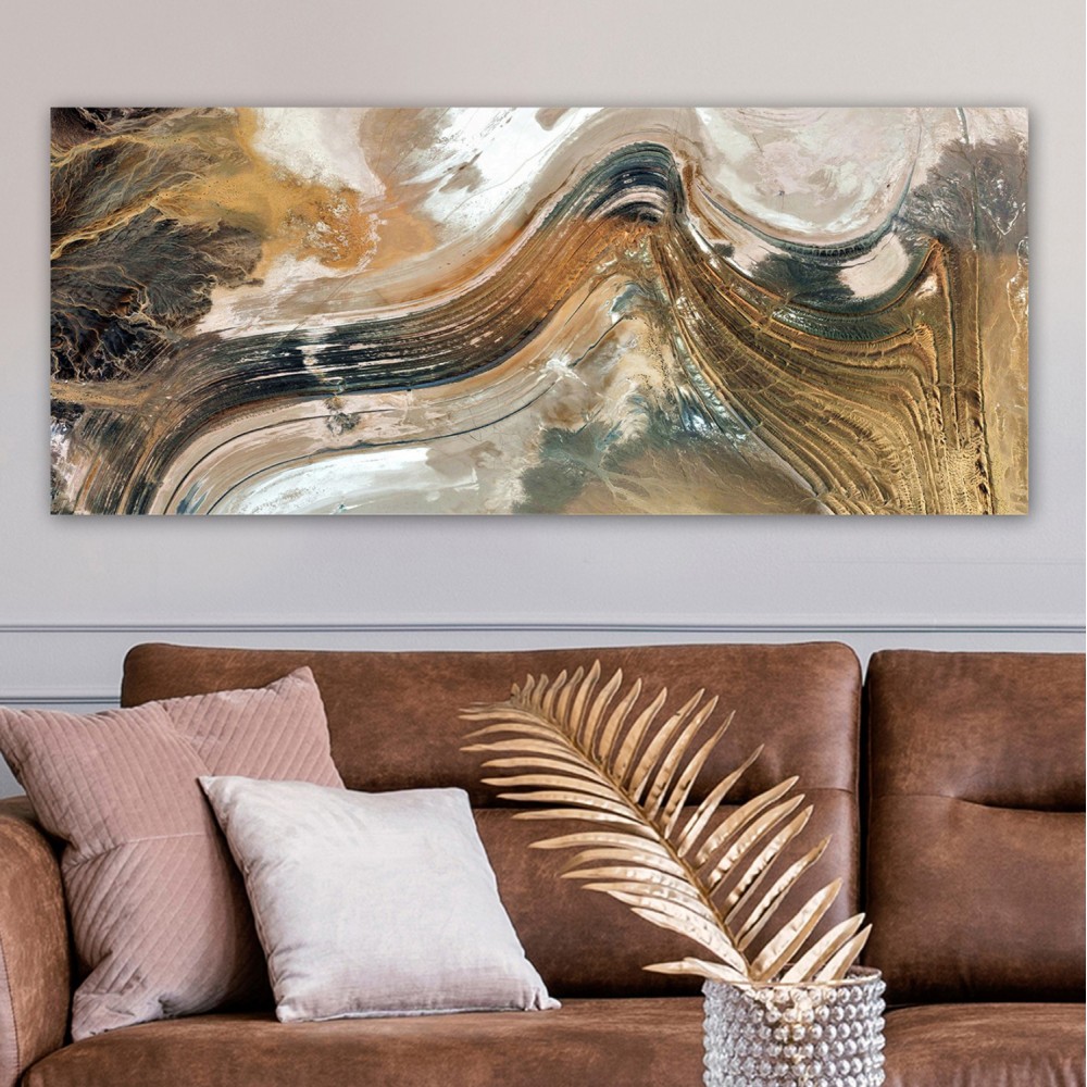 Πίνακας τοίχου "GOBI" σε εκτυπωμένο καμβά 120x3x50