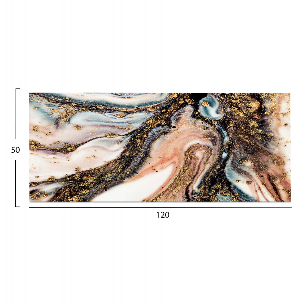 Πίνακας τοίχου "GOBI" σε εκτυπωμένο καμβά 120x3x50