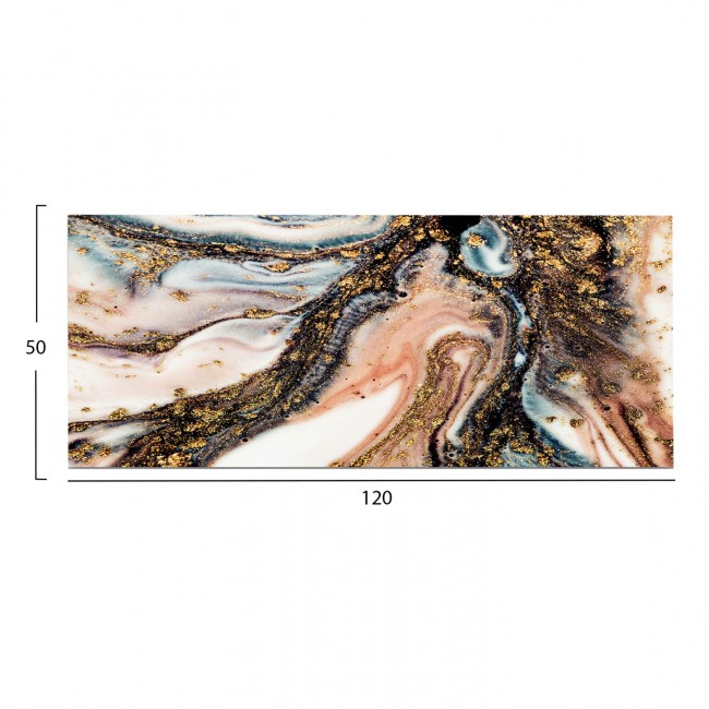 Πίνακας τοίχου "GOBI" σε εκτυπωμένο καμβά 120x3x50