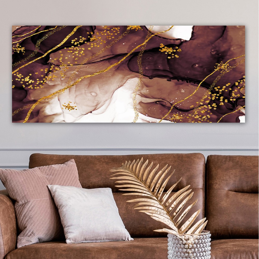 Πίνακας τοίχου "GOBI" σε εκτυπωμένο καμβά 120x3x50