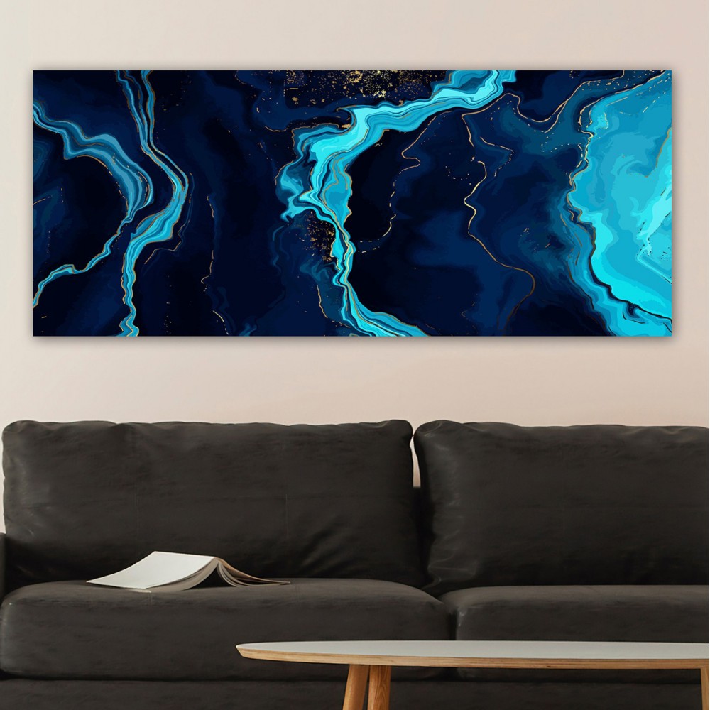 Πίνακας τοίχου "GOBI" σε εκτυπωμένο καμβά 120x3x50