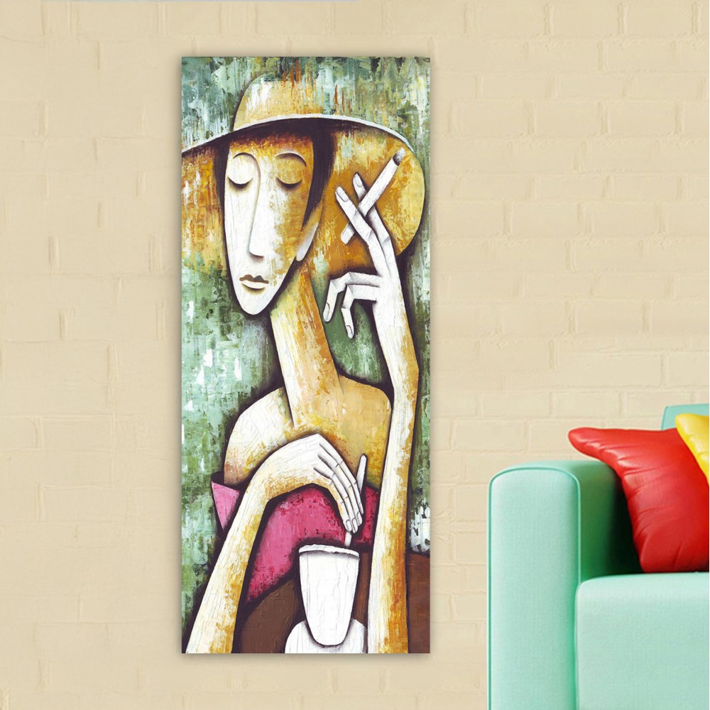 Πίνακας τοίχου "GOBI" σε εκτυπωμένο καμβά 50x3x120