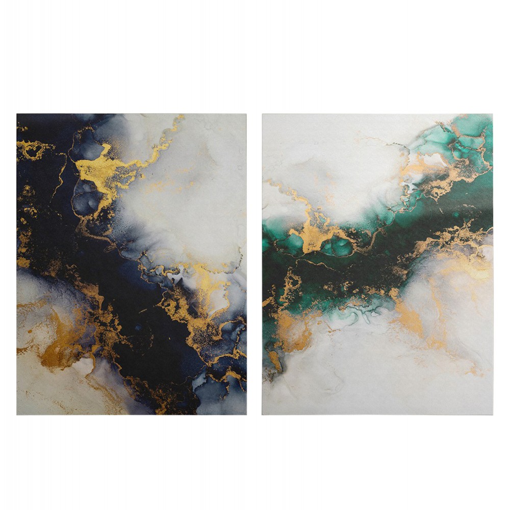 Πίνακας τοίχου 2τμχ "GOBI" σε εκτυπωμένο καμβά 50x3x70