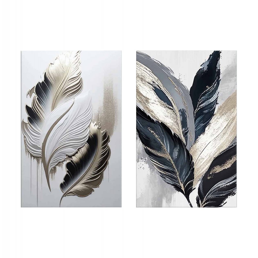 Πίνακας τοίχου 2τμχ "GOBI" σε εκτυπωμένο καμβά 45x2.8x70