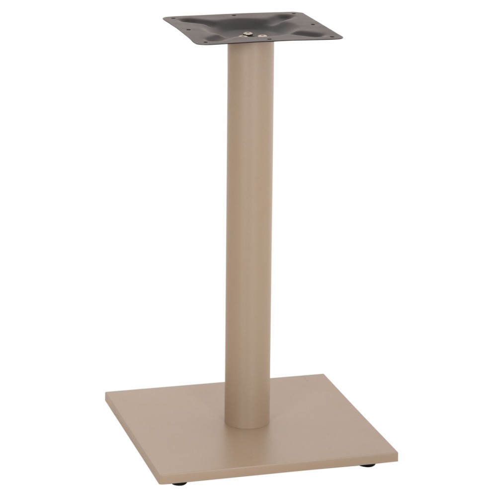 Βάση τραπεζιού από μέταλλο σε χρώμα καπουτσίνο 40x40x72