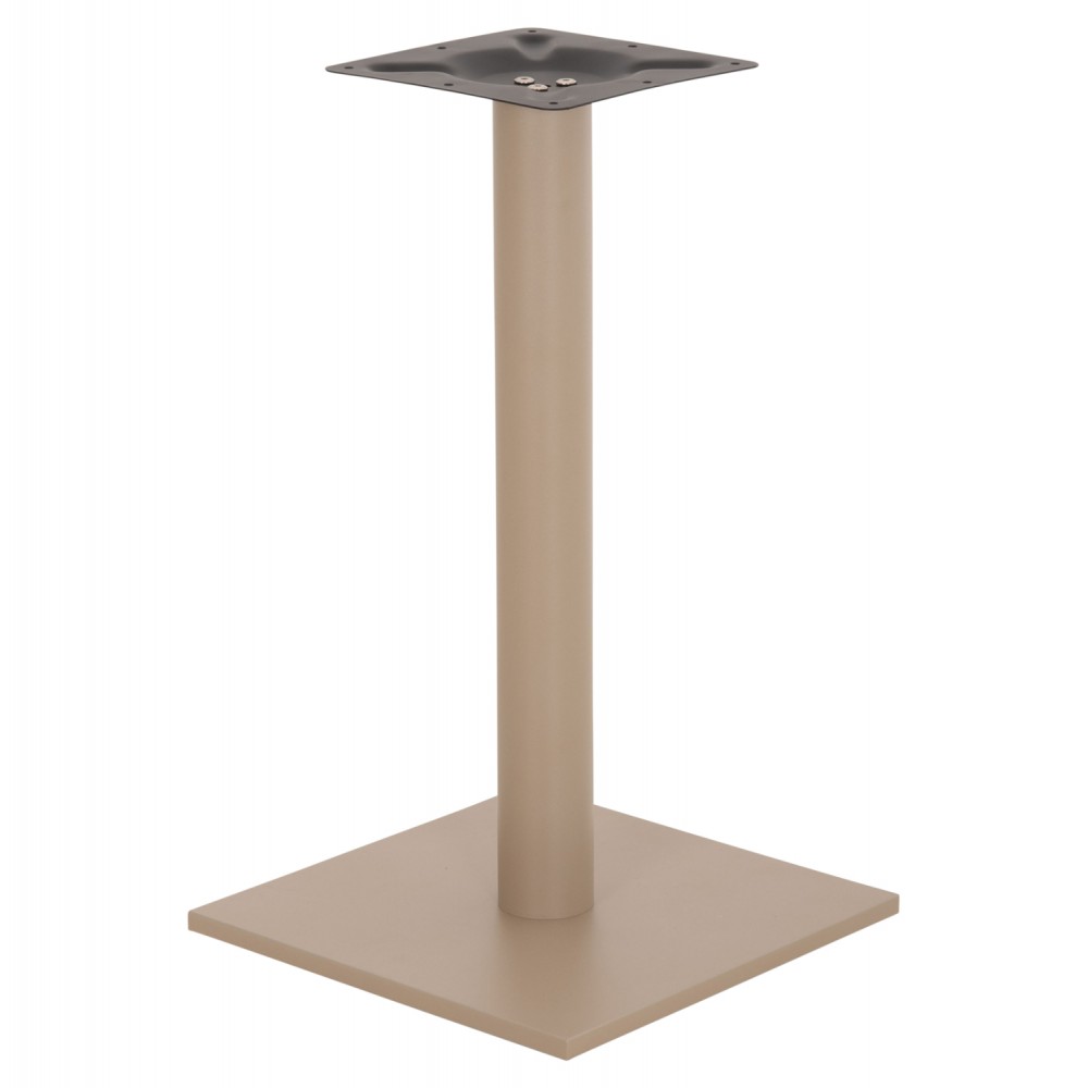 Βάση τραπεζιού από μέταλλο σε χρώμα καπουτσίνο 40x40x72