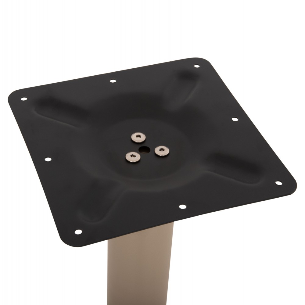 Βάση τραπεζιού από μέταλλο σε χρώμα καπουτσίνο 40x40x72