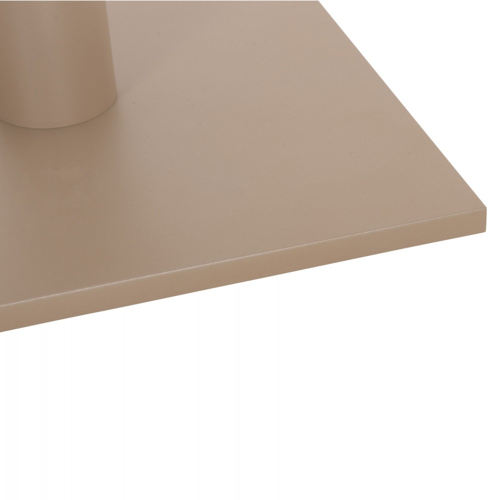 Βάση τραπεζιού από μέταλλο σε χρώμα καπουτσίνο 40x40x72