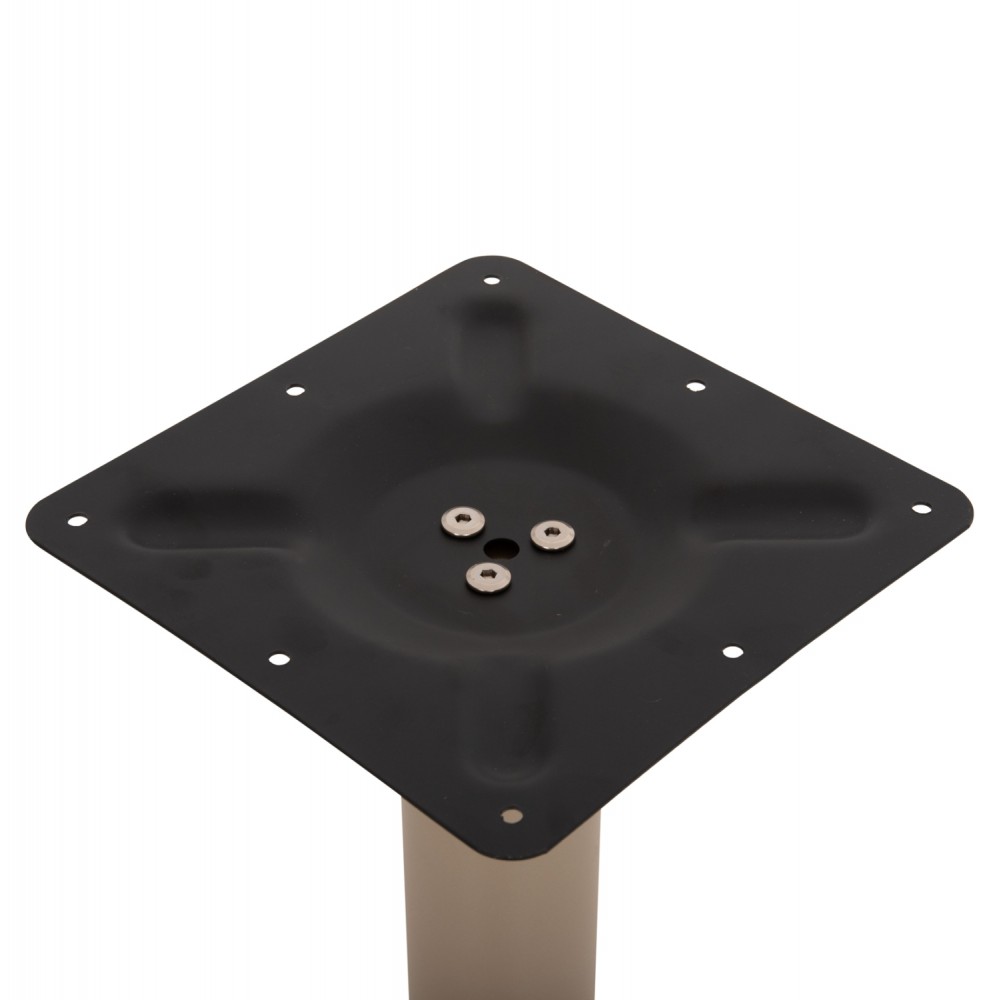 Βάση τραπεζιού από μέταλλο σε χρώμα καπουτσίνο 40x40x72