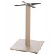 Βάση τραπεζιού από μέταλλο σε χρώμα καπουτσίνο ματ 46x46x72