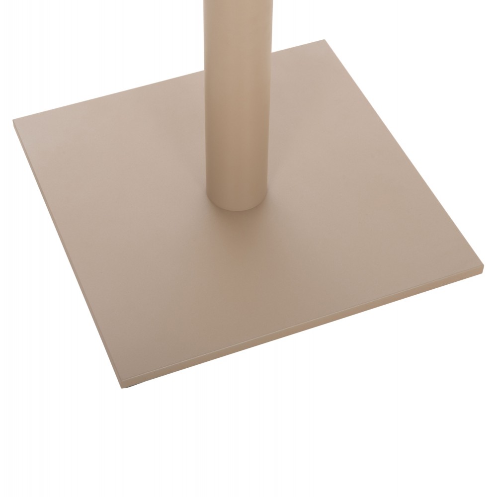 Βάση τραπεζιού από μέταλλο σε χρώμα καπουτσίνο ματ 46x46x72