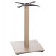 Βάση τραπεζιού από μέταλλο σε χρώμα καπουτσίνο ματ 46x46x72