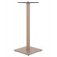 Βάση τραπεζιού μπαρ από μέταλλο σε χρώμα καπουτσίνο ματ 46x46x108