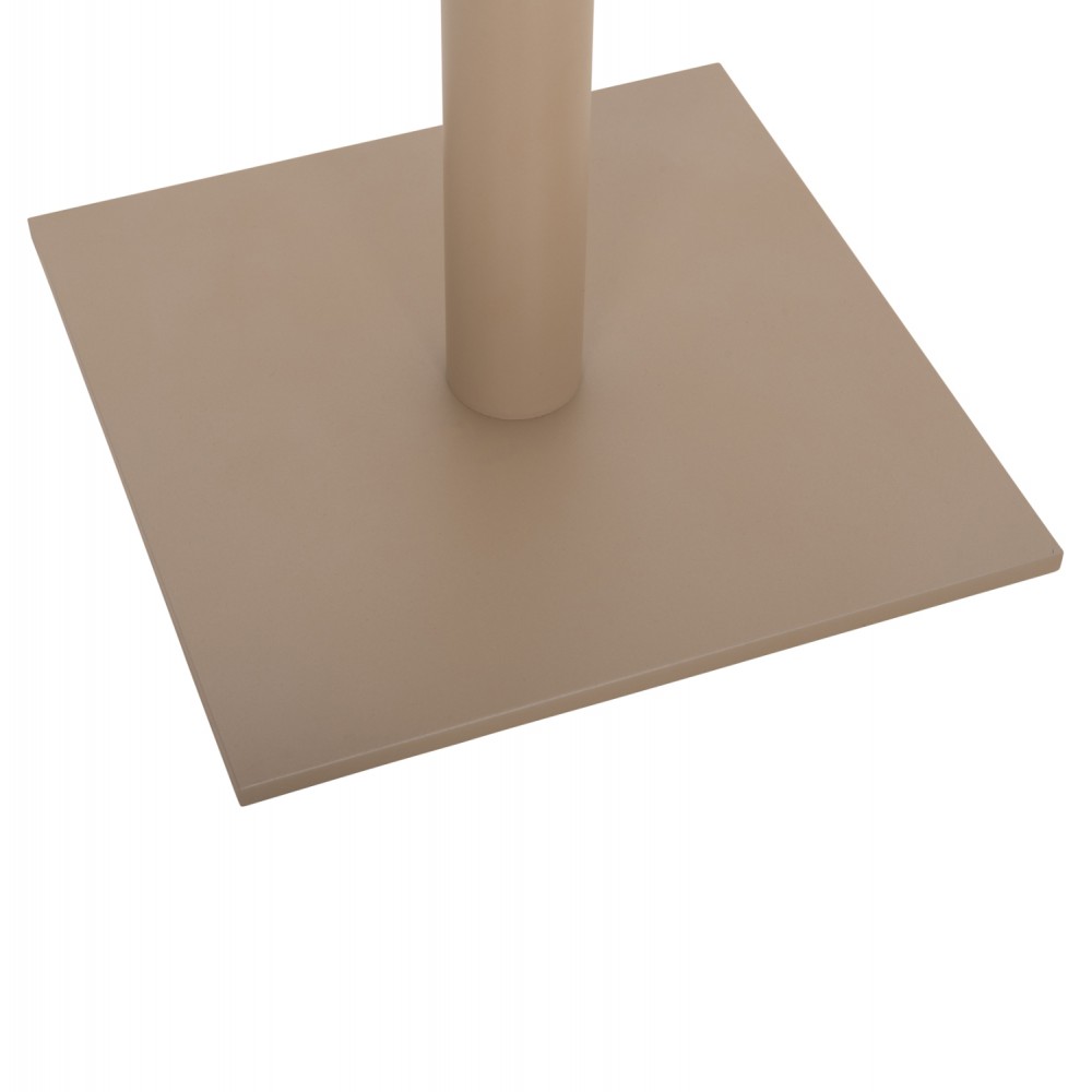 Βάση τραπεζιού μπαρ από μέταλλο σε χρώμα καπουτσίνο ματ 46x46x108