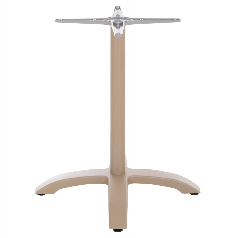 Βάση από αλουμίνιο σε χρώμα καπουτσίνο ματ 66x66x72