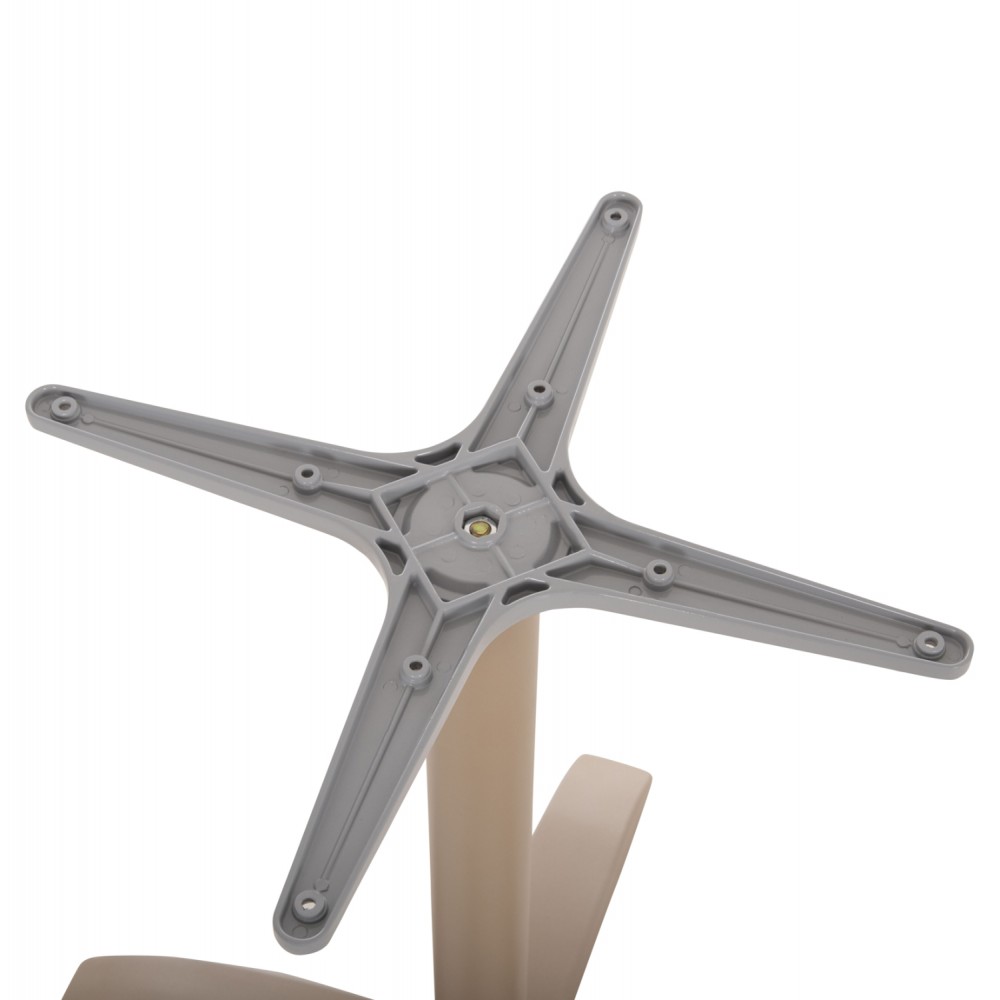 Βάση από αλουμίνιο σε χρώμα καπουτσίνο ματ 66x66x72