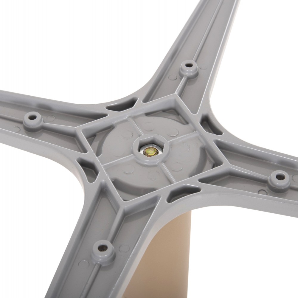 Βάση από αλουμίνιο σε χρώμα καπουτσίνο ματ 66x66x72