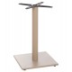 Βάση τραπεζιού από αλουμίνιο σε χρώμα καπουτσίνο 46x46x72