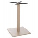 Βάση τραπεζιού από αλουμίνιο σε χρώμα καπουτσίνο 46x46x72