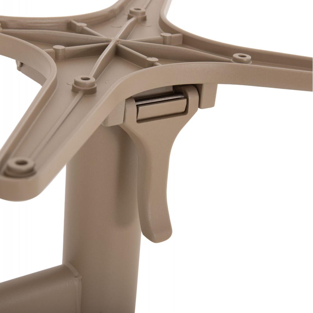 Βάση δίστηλη από αλουμίνιο σε χρώμα καπουτσίνο 78x59.5x73