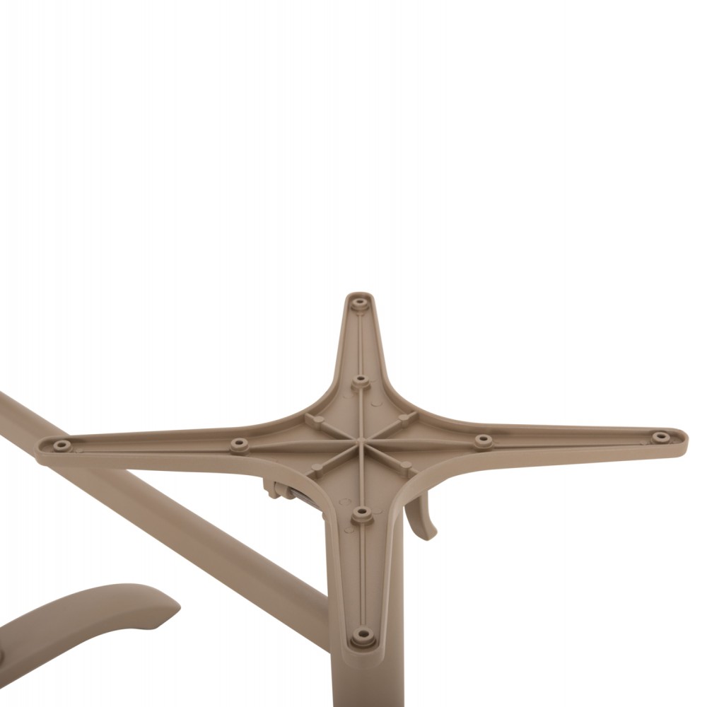 Βάση δίστηλη από αλουμίνιο σε χρώμα καπουτσίνο 78x59.5x73