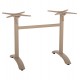 Βάση δίστηλη από αλουμίνιο σε χρώμα καπουτσίνο 78x59.5x73