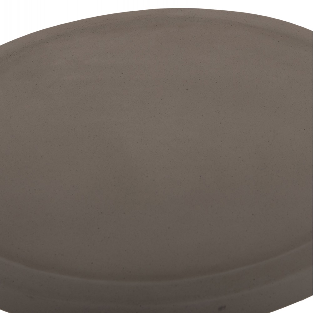 Βοηθητικό τραπέζι "TORG" από fiber cement σε χρώμα γκρι Φ41x62