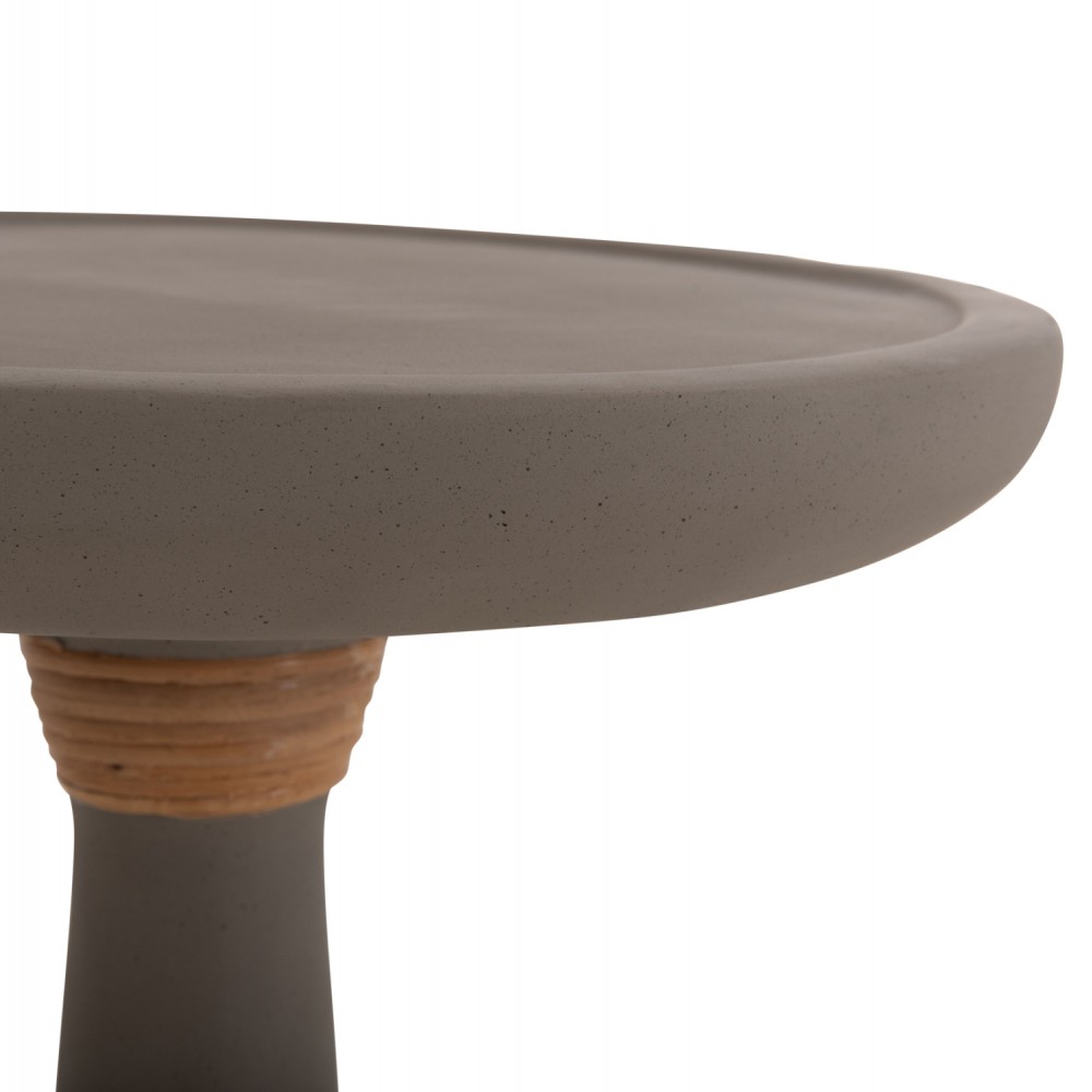 Βοηθητικό τραπέζι "TORG" από fiber cement σε χρώμα γκρι Φ41x62