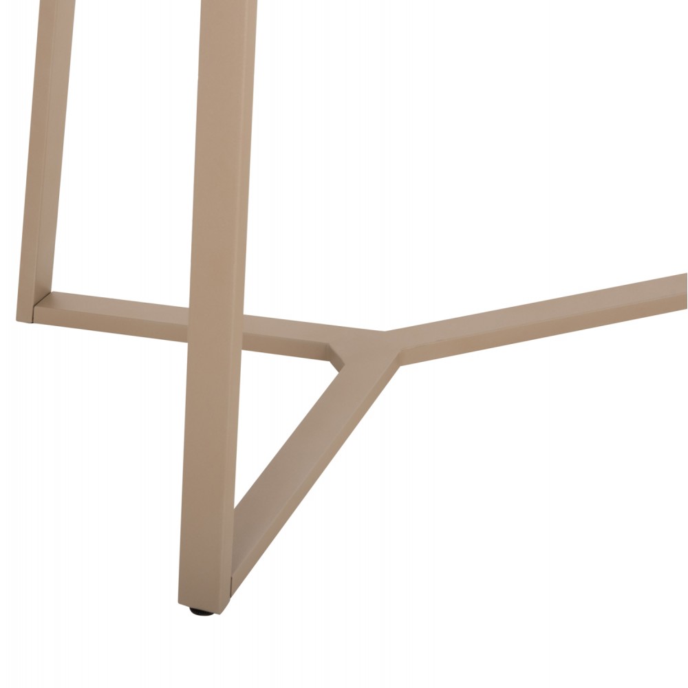 Βάση τραπεζιού από μέταλλο σε χρώμα καπουτσίνο 111x60x71