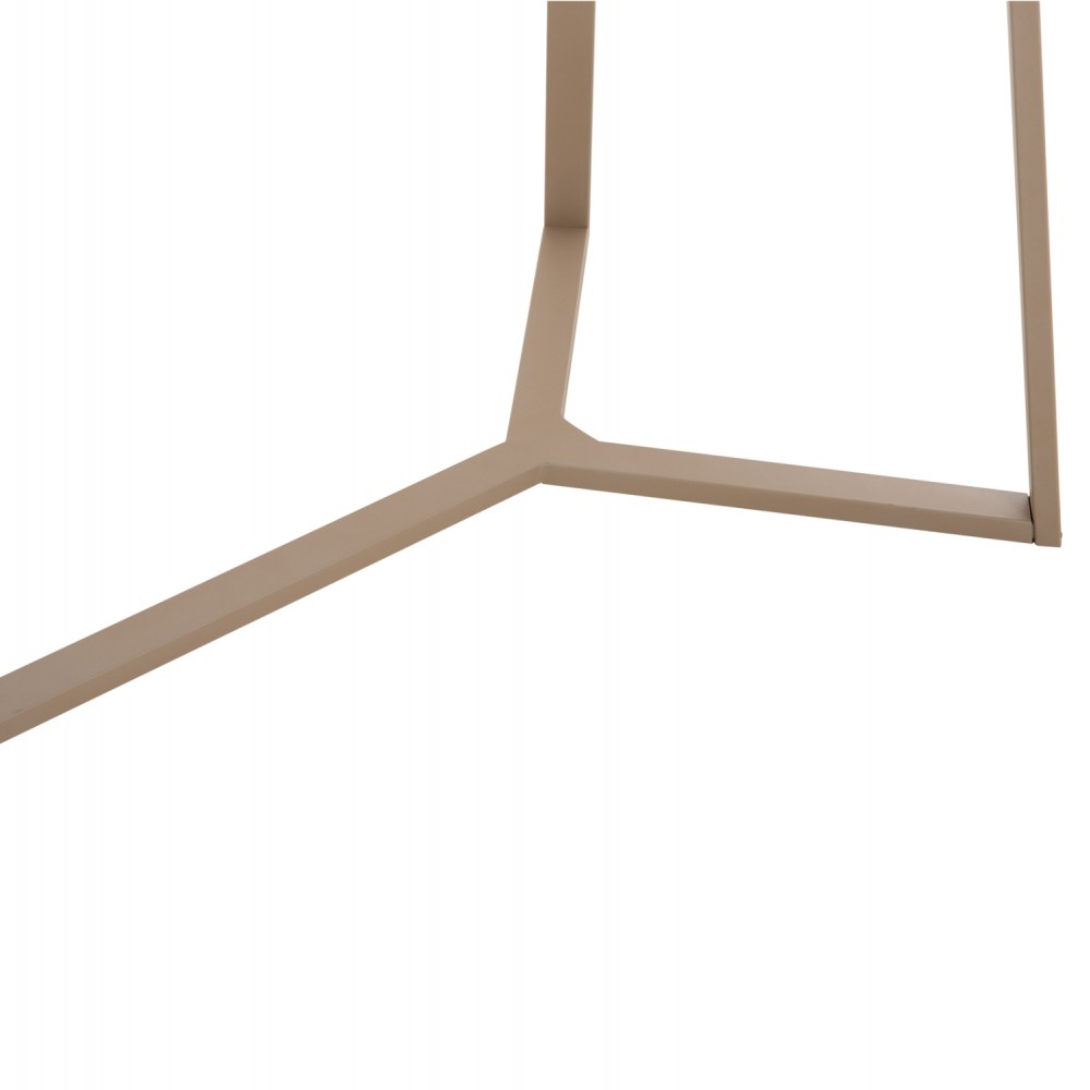 Βάση τραπεζιού από μέταλλο σε χρώμα καπουτσίνο 111x60x71