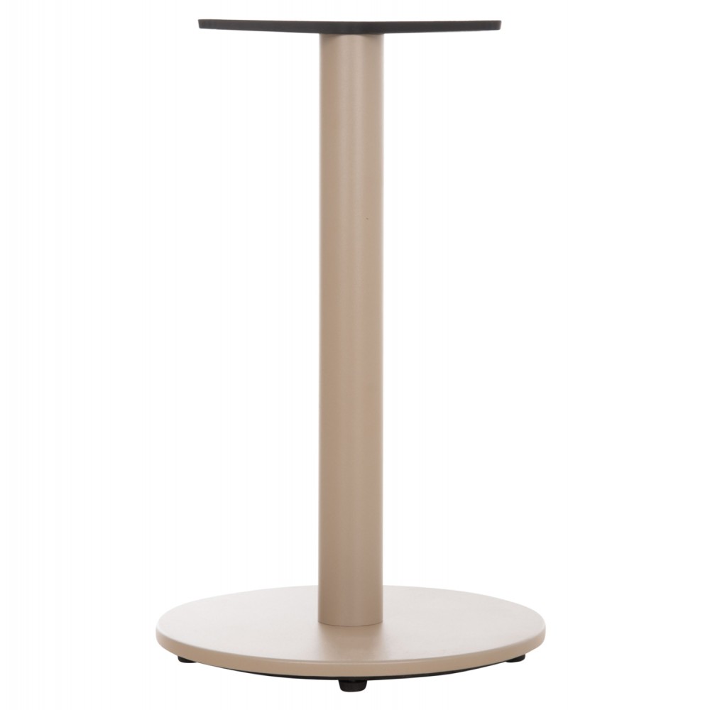 Βάση τραπεζιού από αλουμίνιο σε χρώμα καπουτσίνο Φ45x72
