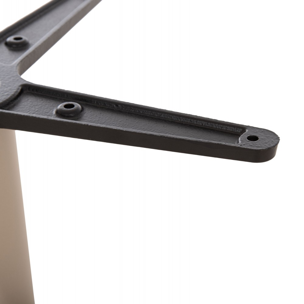 Βάση τραπεζιού από αλουμίνιο σε χρώμα καπουτσίνο Φ45x72