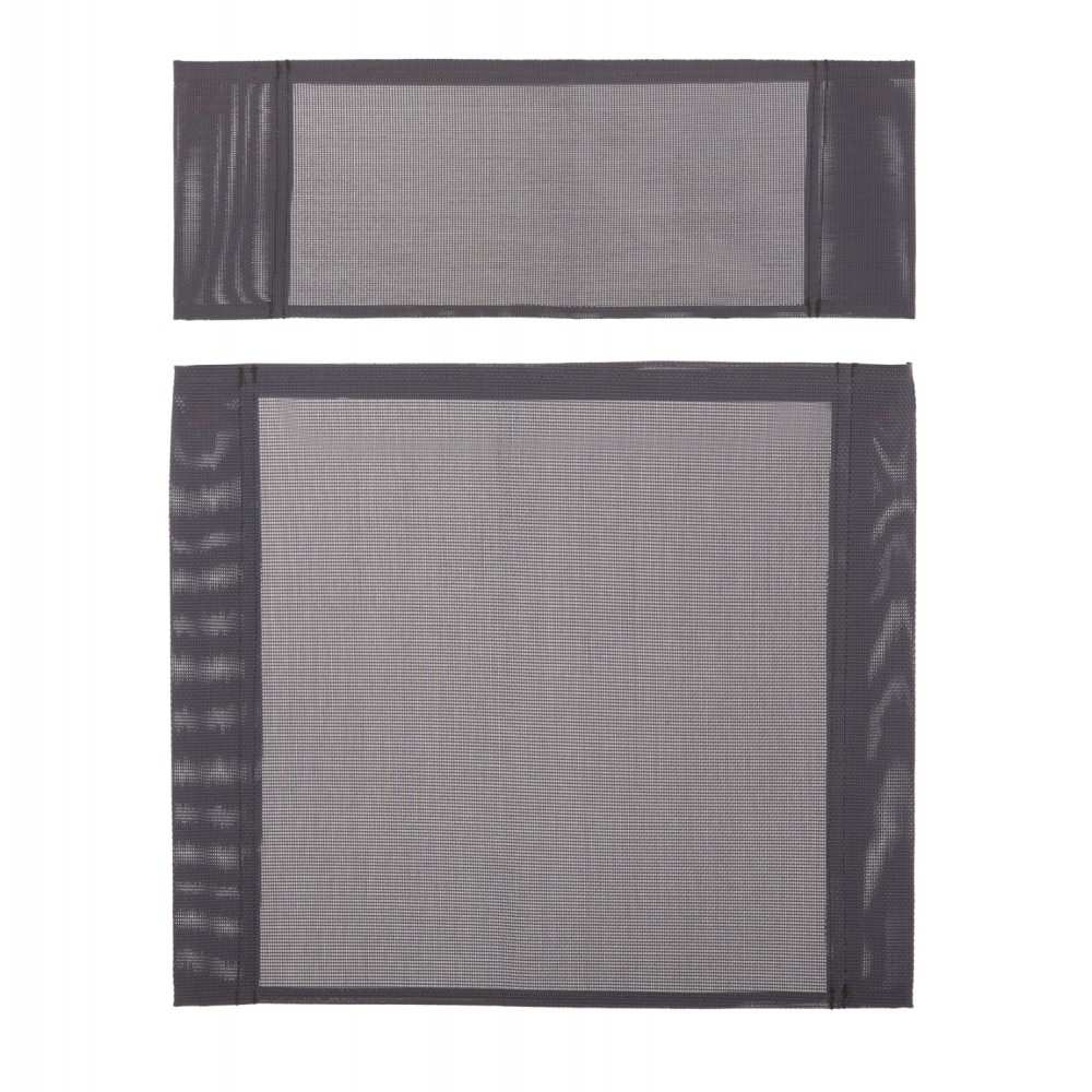 Πανί διαιρούμενο για πολυθρόνα σκηνοθέτη από pvc σε χρώμα γκρι 45x39 & 55x18.5