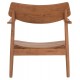 Πολυθρόνα lounge "RANGER" από ξύλο teak σε χρώμα φυσικό 70x73x73