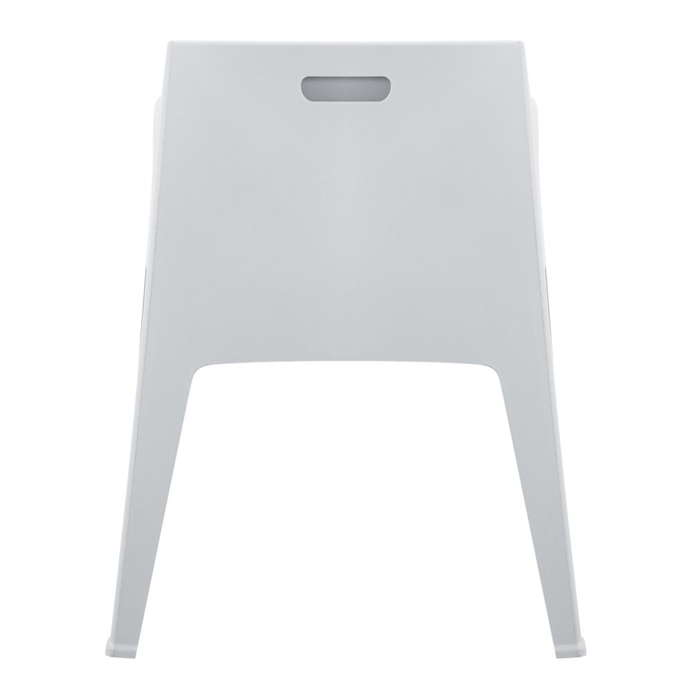 Πολυθρόνα "SLEEK" από πολυπροπυλένιο σε χρώμα λευκό 57x56x82.5