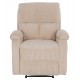 Πολυθρόνα relax "DIONI" από ύφασμα ριγέ σε χρώμα μπεζ 81x94x97